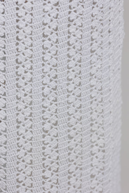 ELARA Crochet Dress - White