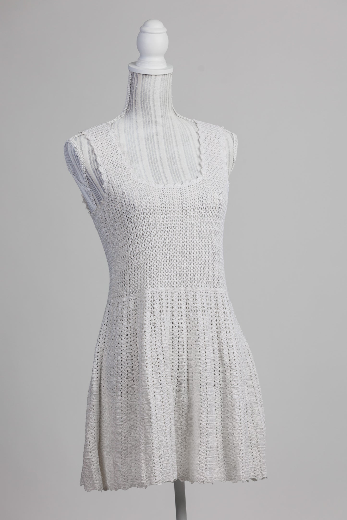 SELENE Crochet Dress - White
