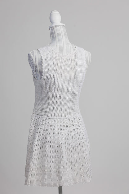 SELENE Crochet Dress - White