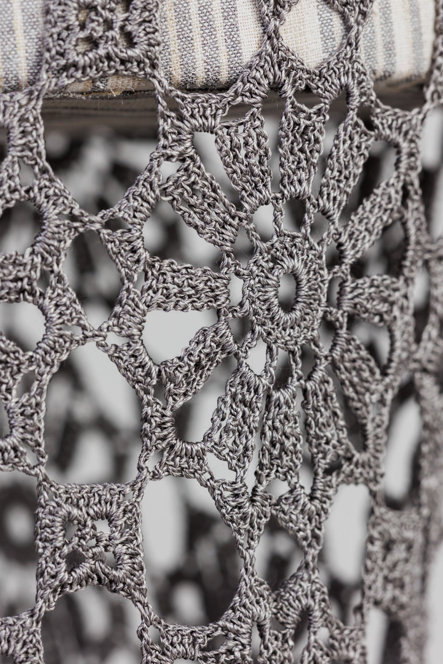 LIVIA Crochet Dress - Graphite