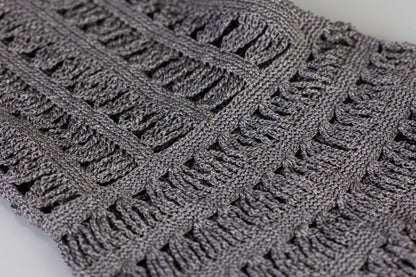 AUREA Crochet Dress - Graphite