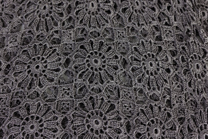 LIVIA Crochet Dress - Graphite